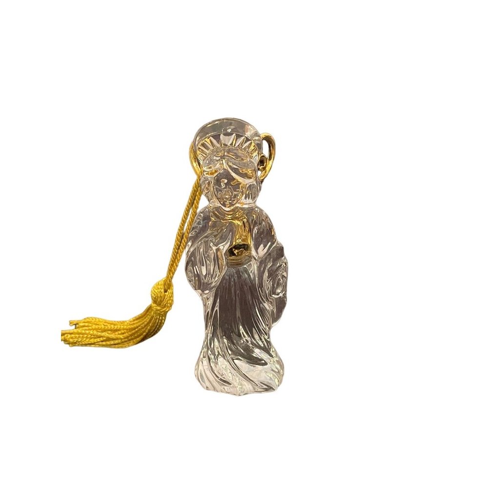 Lenox Antique Gold Angel Full Lead Crystal Exc Cond